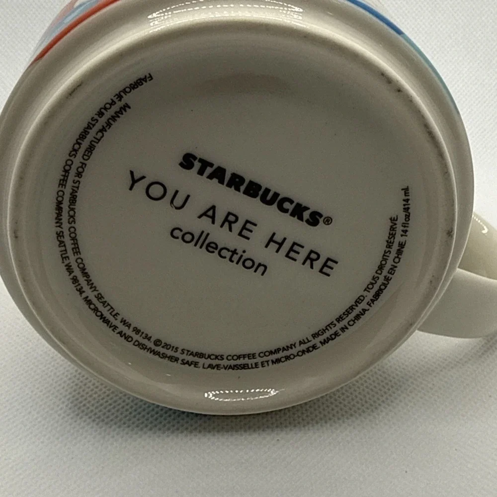 Starbucks You Are Here Atlanta‎ GA Coffee Tea Mug 14 FL OZ 2015 3.5